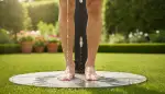 Erfrischung für die Füße im Garten