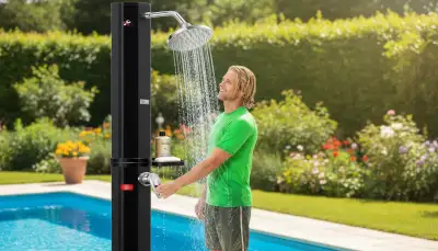 Solardusche 60 Liter: Warmwasser-Komfort im Garten