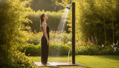 Warmes Duschen: Solardusche für den Garten