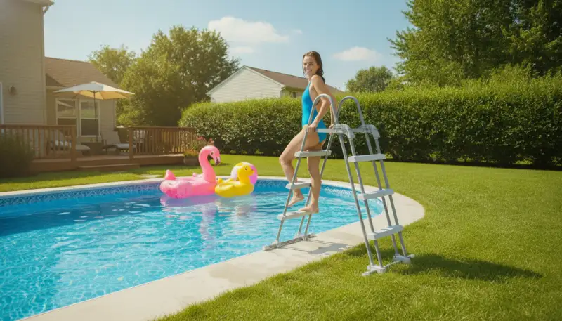 Die Intex Poolleiter: Sicherer Badespaß