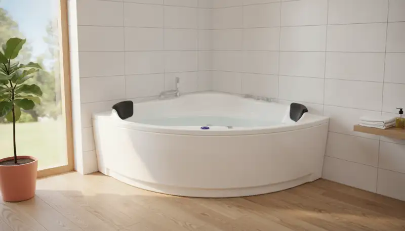Eck Whirlpool: Stilvoll Raum nutzen