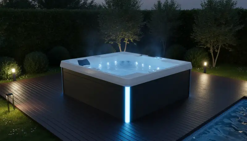 Eleganz im Garten: Ihr Edelstahl Whirlpool