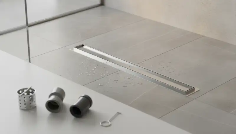 Eleganz trifft Effizienz: Die 60cm Edelstahl-Duschrinne als Trendsetter im Badezimmer