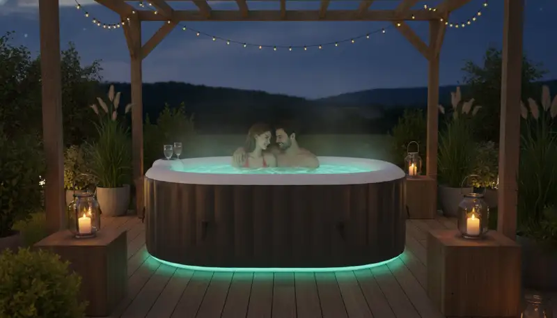 Intime Auszeit: 2-Personen-Whirlpool für Paare