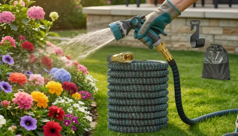 Nie wieder Kabelsalat im Garten: So revolutioniert der flexible 22,5m Gartenschlauch Ihr Bewässerungserlebnis