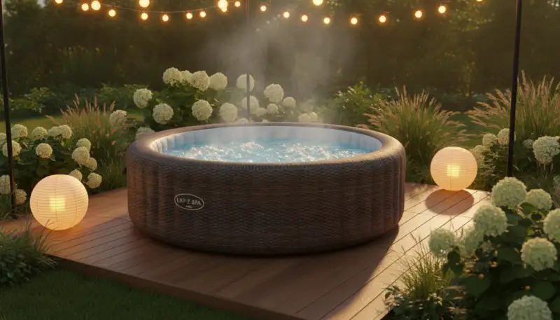 Rattan-Whirlpools: Eleganz für den Garten
