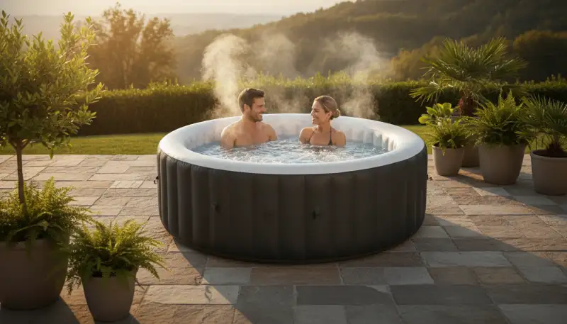 Rundpool Whirlpool: Ästhetik trifft Entspannung