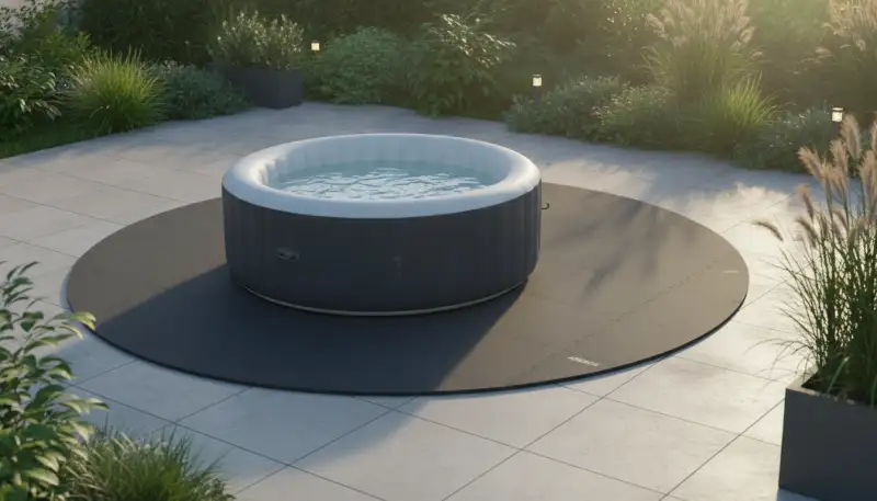 Stilvolle Rutschfestigkeit unter Ihrem Whirlpool