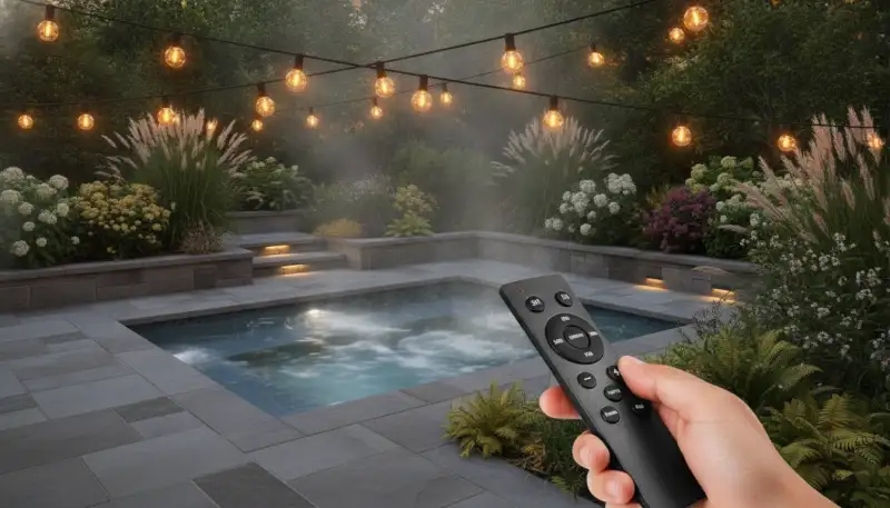 Stimmungsvolle Gartenbeleuchtung für Ihren Whirlpool